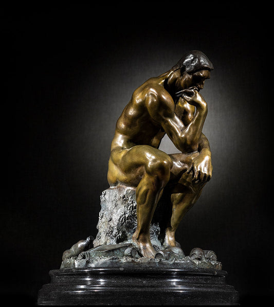 Auguste Rodin 'The Re-Thinker' bronze sculpture   - €16900 | Shop now & buy direct from the artists studio - Distil Ennui ™ est.1990.