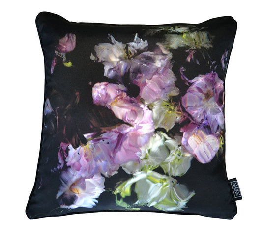 Cherry Blossom Floral Silk Cushion   - €190 | Shop now & buy direct from the artists studio - Distil Ennui ™ est.1990.