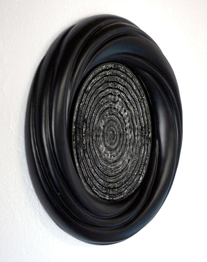 unique 25*25*4cms ceramic 'Vortex' framed photographic print 'Plate No. 0413-2'   - €360 | Shop now & buy direct from the artists studio - Distil Ennui ™ est.1990.