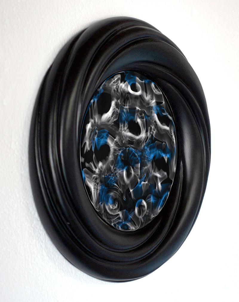 unique 25*25*4cms ceramic 'Vortex' framed photographic print 'Plate No. 0886'   - €360 | Shop now & buy direct from the artists studio - Distil Ennui ™ est.1990.