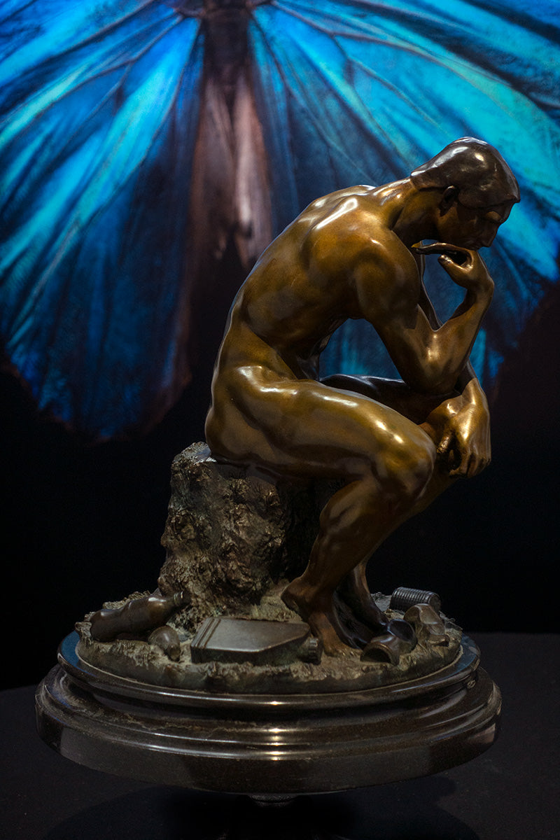 Auguste Rodin 'The Re-Thinker' bronze sculpture   - €16900 | Shop now & buy direct from the artists studio - Distil Ennui ™ est.1990.