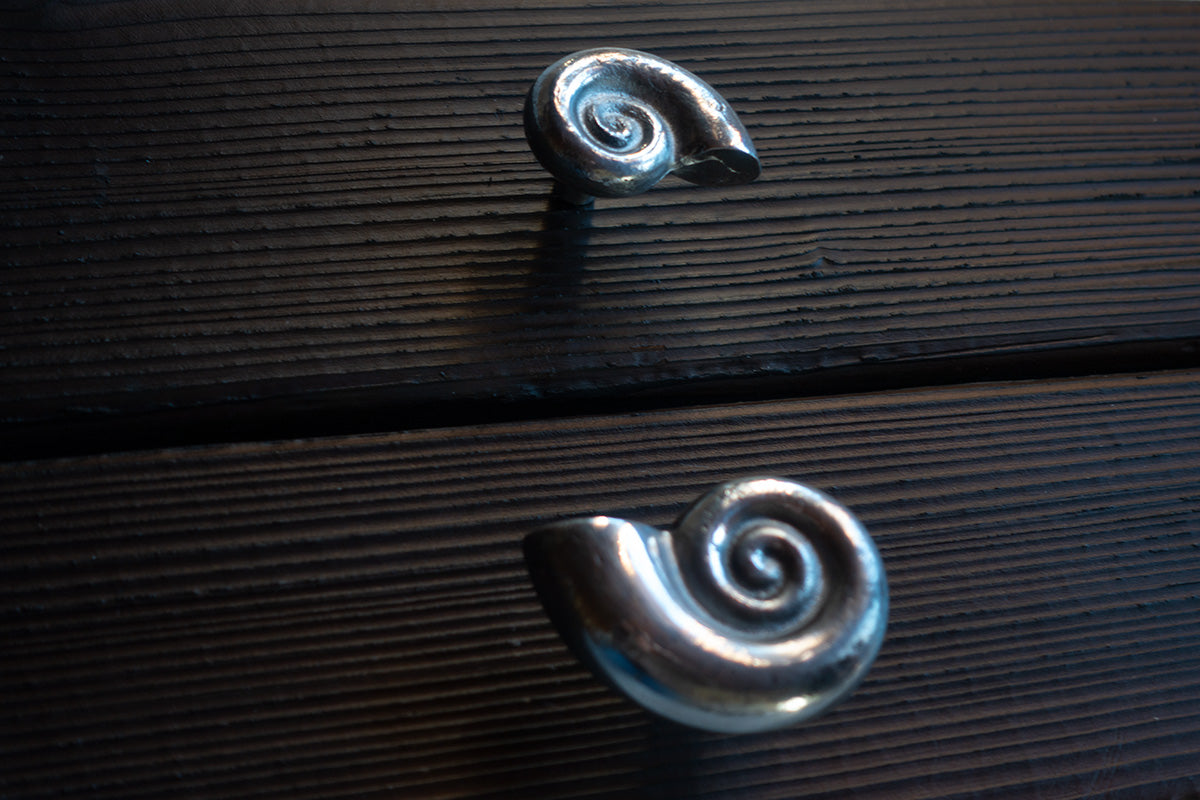 Seashell drawer & door handle   - €85 | Shop now & buy direct from the artists studio - Distil Ennui ™ est.1990.