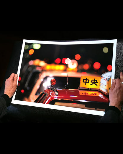 Tokyo Taxis - vintage limited edition photographic print   - €295 | Shop now & buy direct from the artists studio - Distil Ennui ™ est.1990.