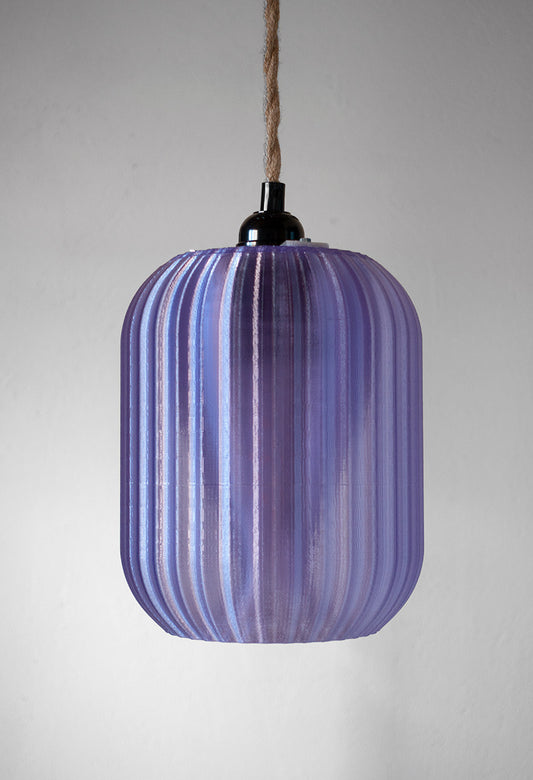 Lavender 'Vortex' flame LED pendant lamp  light - €140 | Shop now & buy direct from the artists studio - Distil Ennui ™ est.1990.