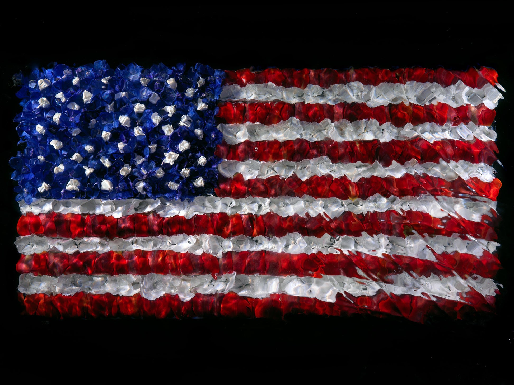 American Flag - Unique Giclée Print No. 0118  photographic print - €500 | Shop now & buy direct from the artists studio - Distil Ennui ™ est.1990.