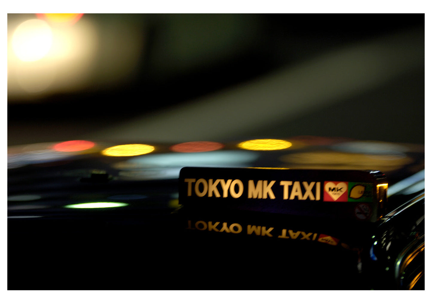 Tokyo Mk Taxi Taxi, Shinbashi District, Dated 1988.   - €295 | Shop now & buy direct from the artists studio - Distil Ennui ™ est.1990.