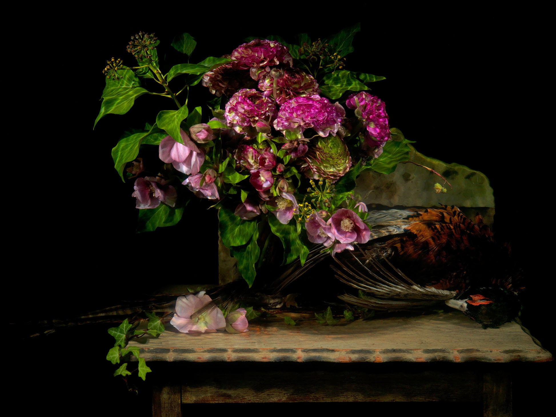 Headstone tableau, underwater Vanitas still life photograph  photographic print - €3200 | Shop now & buy direct from the artists studio - Distil Ennui ™ est.1990.