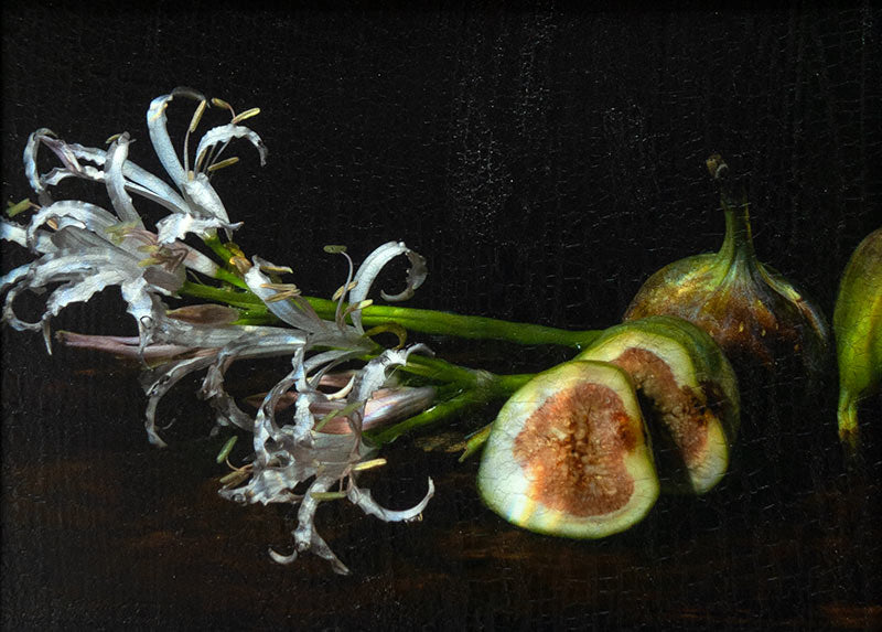 'Figs' Underwater vanitas limited edition photographic print in a Shou Sugi Ban frame   - €900 | Shop now & buy direct from the artists studio - Distil Ennui ™ est.1990.