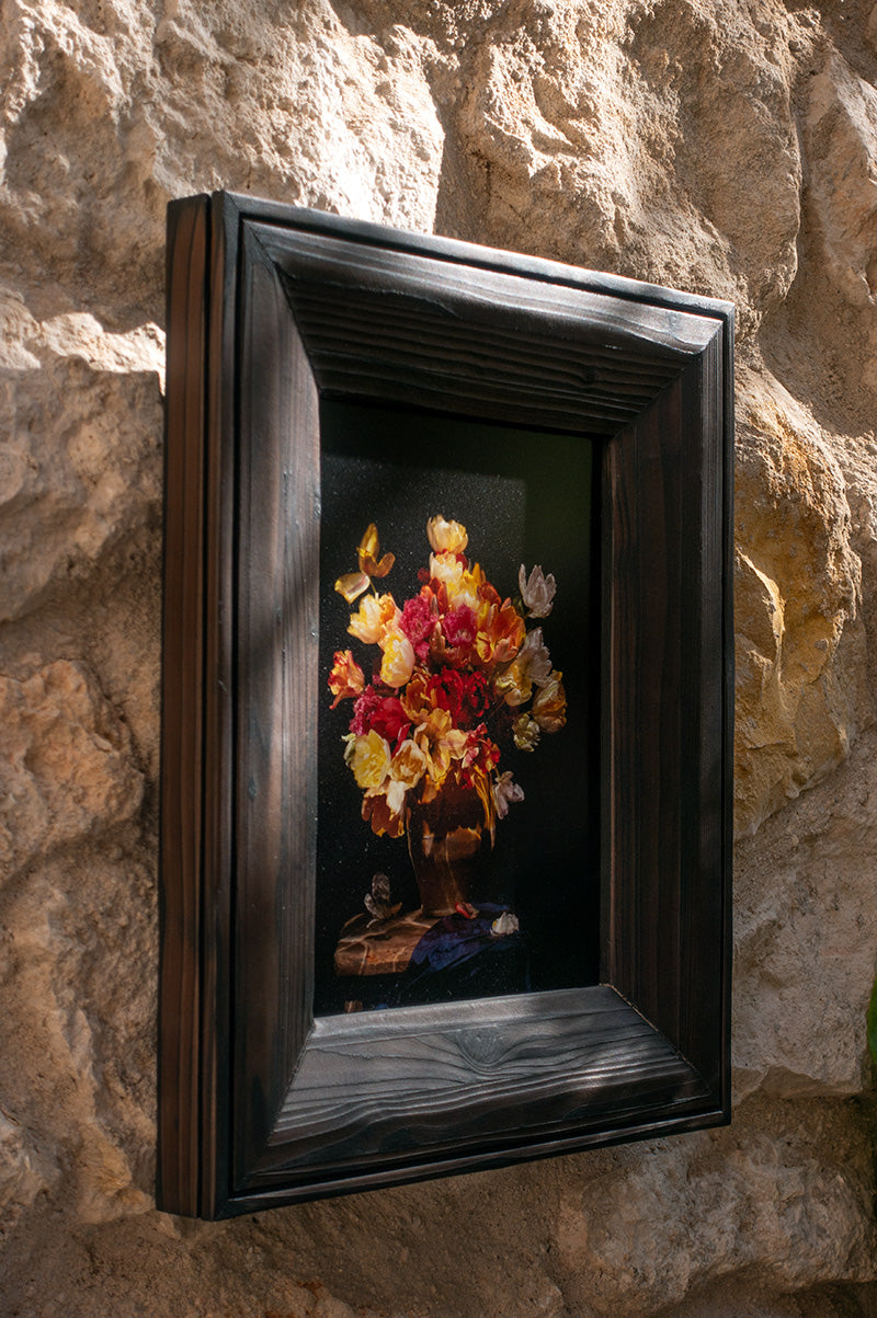 'Grace' Underwater vanitas limited edition photographic print in a Shou Sugi Ban frame   - €1100 | Shop now & buy direct from the artists studio - Distil Ennui ™ est.1990.