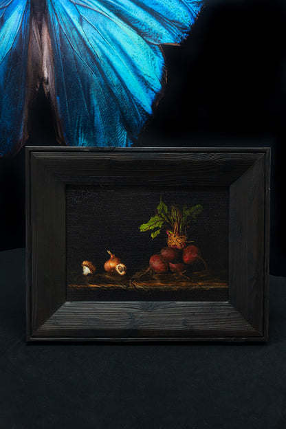 Underwater vanitas 'Untitled 0498' unique photographic print in a Shou Sugi Ban frame