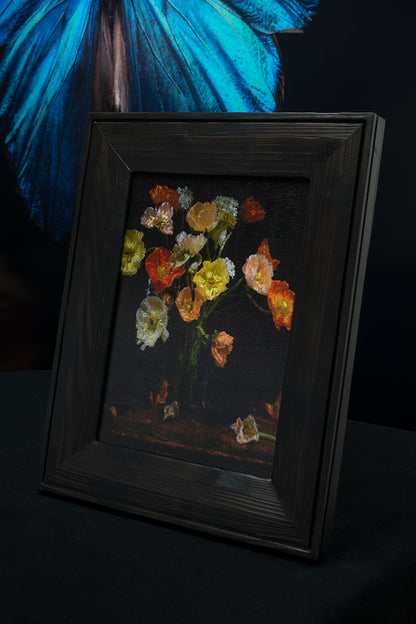 'Hypnos table for Morpheus' Vanitas Photographic Print in Shou Sugi Ban Frame   - €900 | Shop now & buy direct from the artists studio - Distil Ennui ™ est.1990.