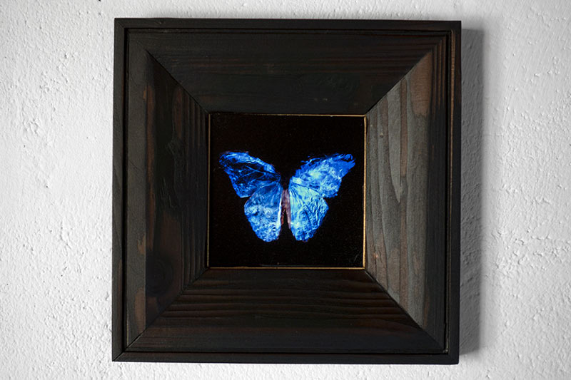 copper mounted & framed 'Mirror of the goddess No.IV' photographic butterfly print   - €360 | Shop now & buy direct from the artists studio - Distil Ennui ™ est.1990.