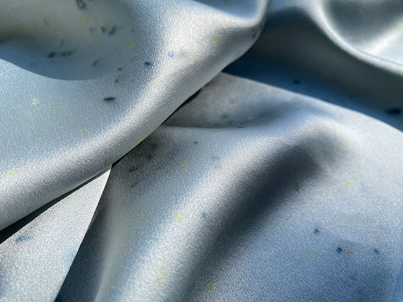 Naturally printed dusty blue night sky silk scarf   - €95 | Shop now & buy direct from the artists studio - Distil Ennui ™ est.1990.