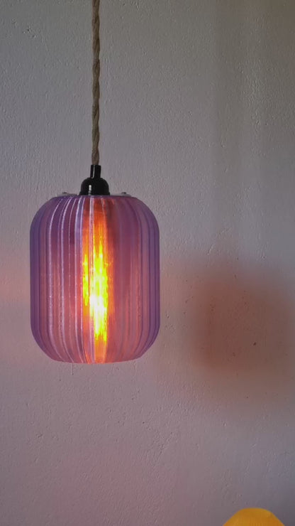 Lámpara colgante LED con llama de lavanda 'Vortex'