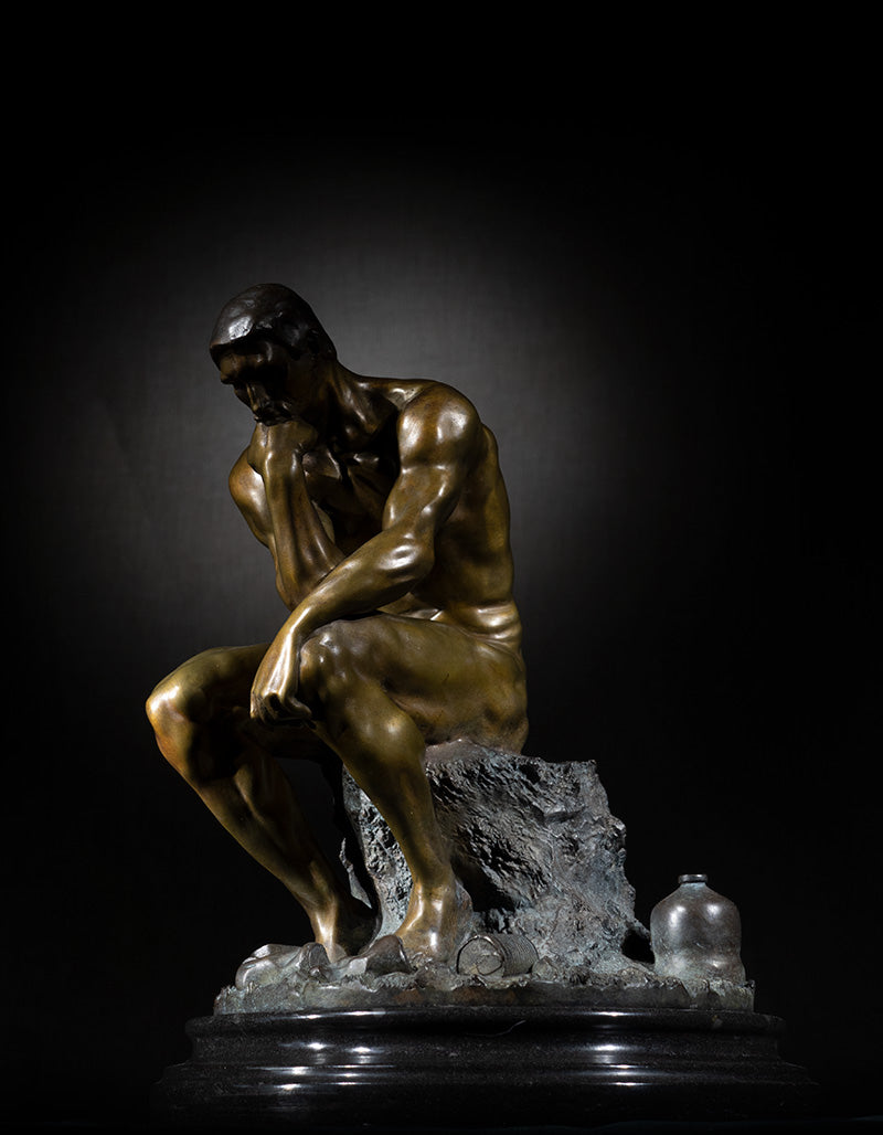 Auguste Rodin 'The Re-Thinker' bronze sculpture   - €16900 | Shop now & buy direct from the artists studio - Distil Ennui ™ est.1990.