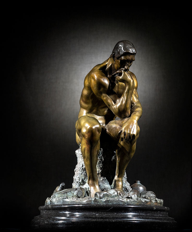 Auguste Rodin 'The Re-Thinker' bronze sculpture   - €16900 | Shop now & buy direct from the artists studio - Distil Ennui ™ est.1990.