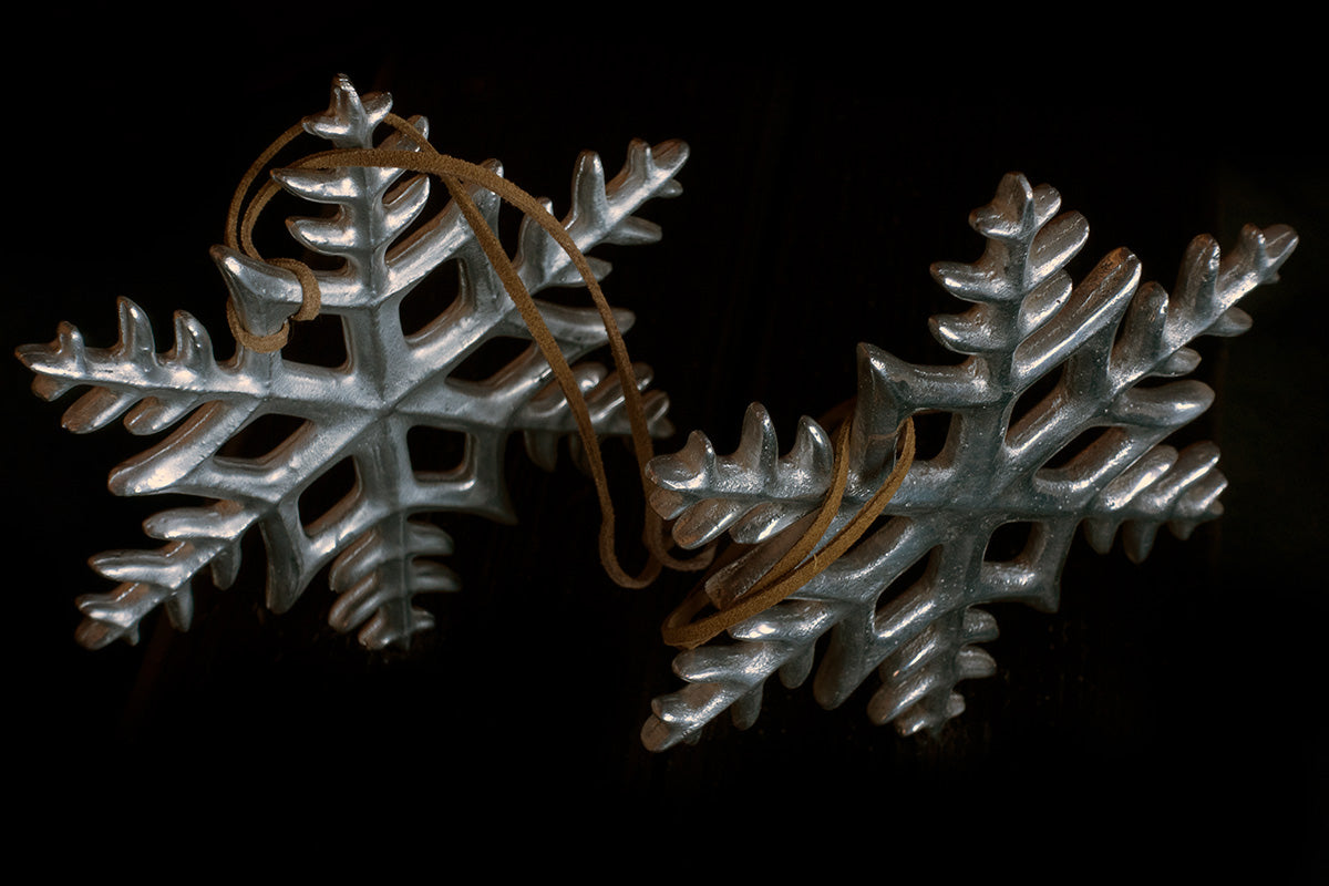 snowflake Christmas tree decoration & wind chime   - €165 | Shop now & buy direct from the artists studio - Distil Ennui ™ est.1990.