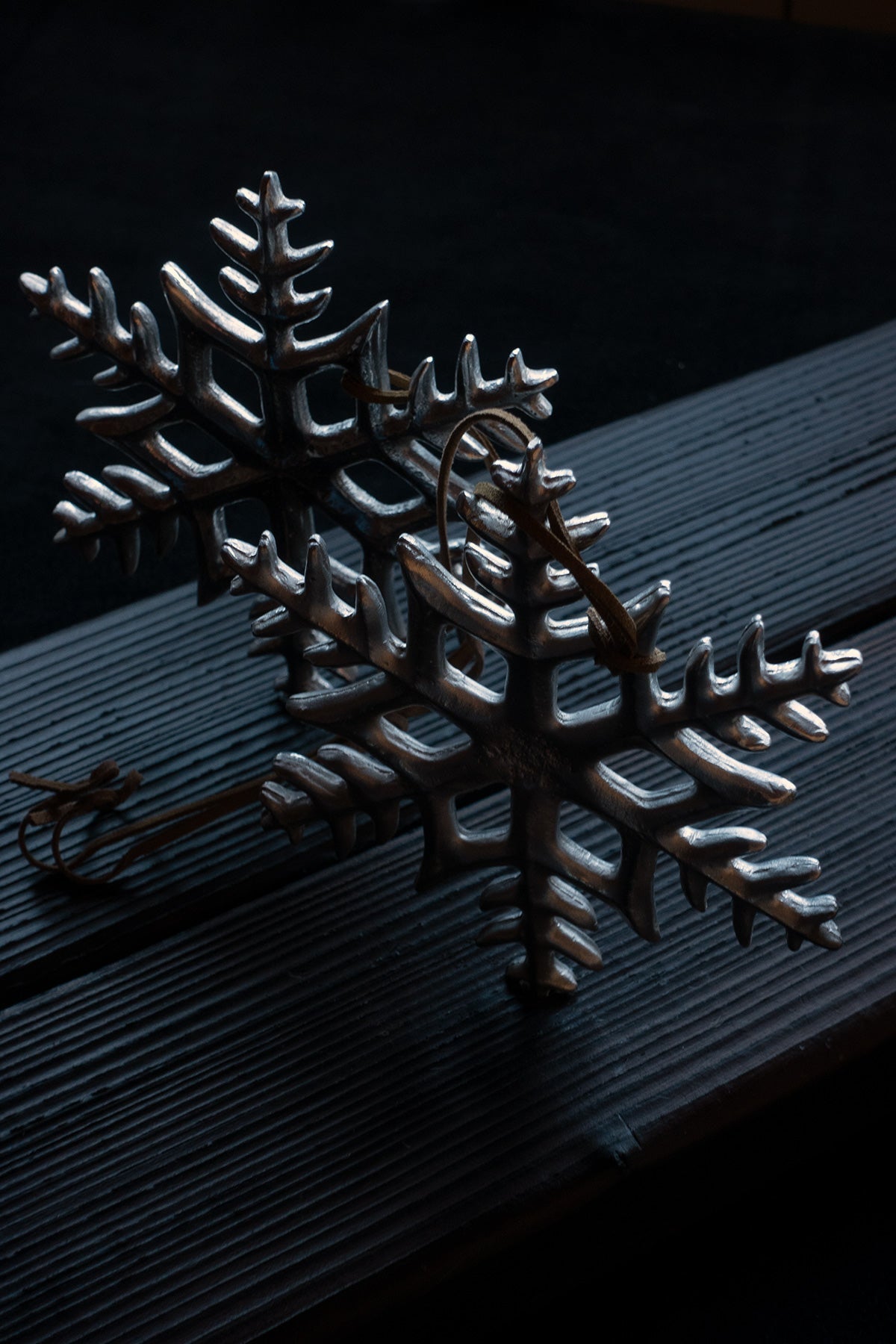 snowflake Christmas tree decoration & wind chime   - €165 | Shop now & buy direct from the artists studio - Distil Ennui ™ est.1990.