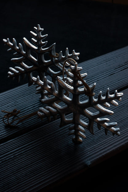 snowflake Christmas tree decoration & wind chime   - €165 | Shop now & buy direct from the artists studio - Distil Ennui ™ est.1990.