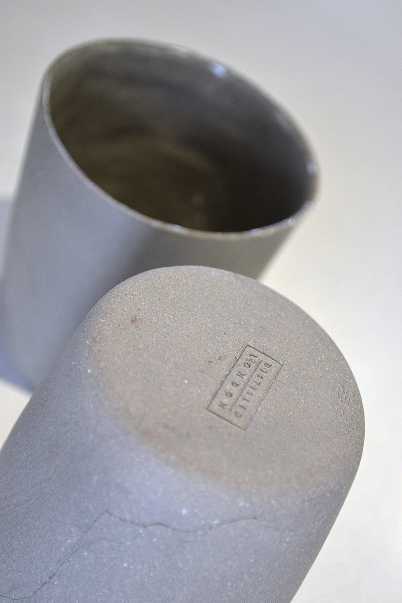 hand thrown Japanese stoneware drinking cup   - €110 | Shop now & buy direct from the artists studio - Distil Ennui ™ est.1990.